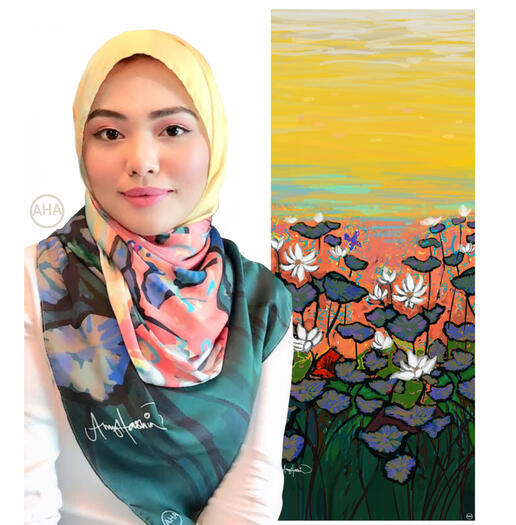 Vermillion Lake Shawl